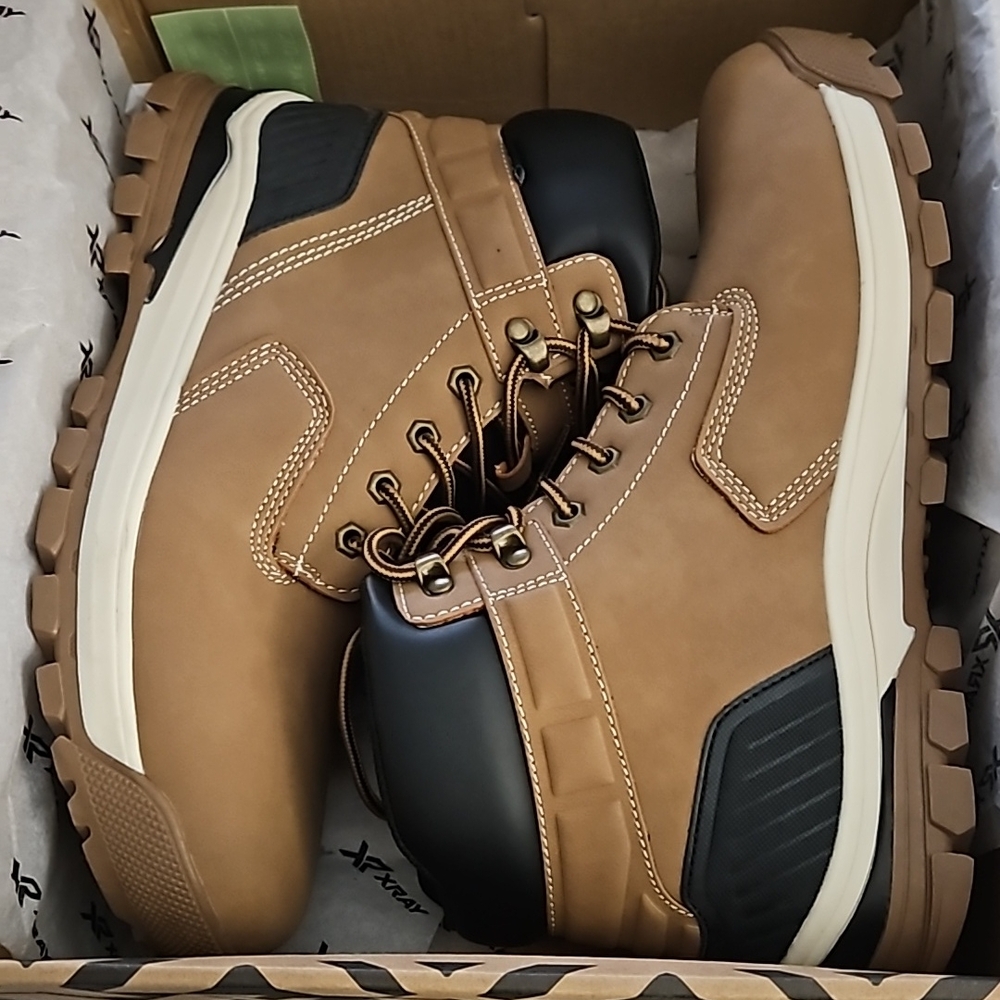 NEW IN BOX XRAY Brown Leather Men's Boots * NEW IN BOX*